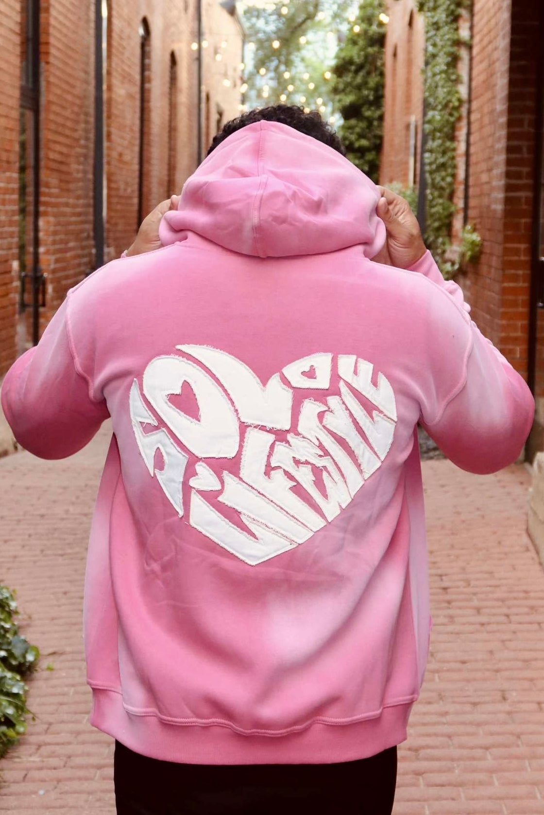 SOLO LIFESTYLE "Alone, Not Lonely" 002 Distressed Premium Zip-up Hoodie