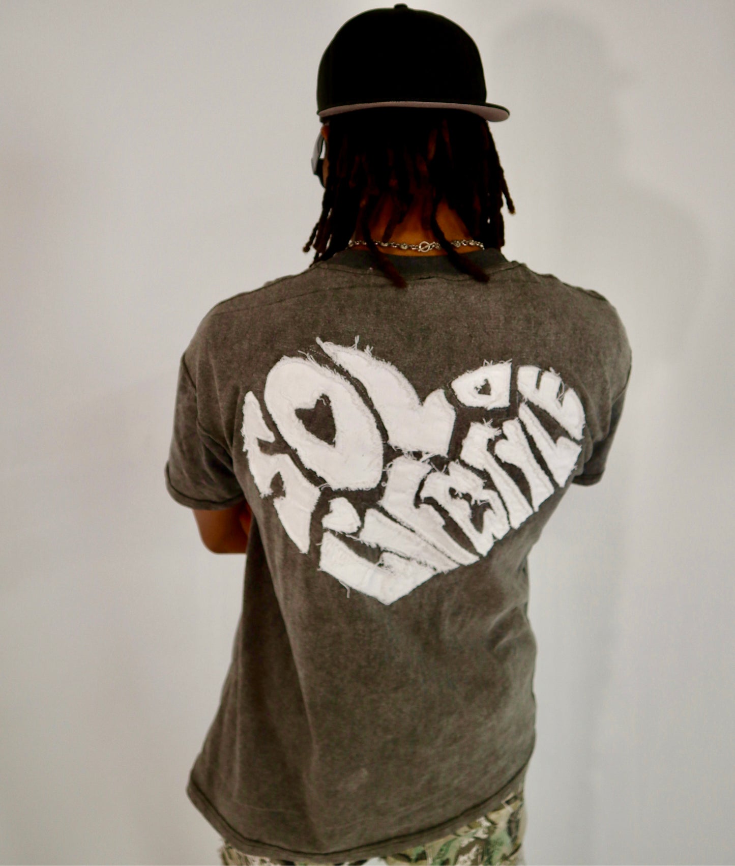 SOLO LIFESTYLE "Alone, Not Lonely" 002 Distressed Premium T-Shirt