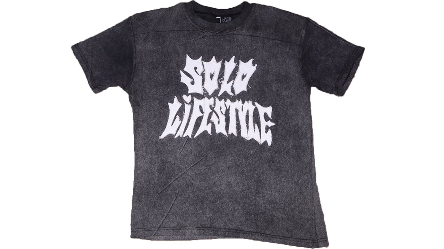 SOLO LIFESTYLE "Alone, Not Lonely" 002 Distressed Premium T-Shirt